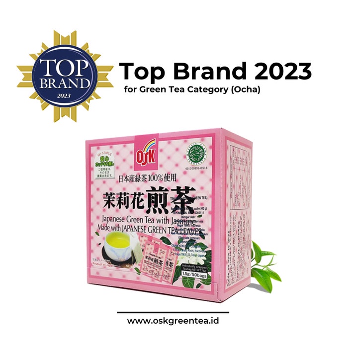 Jual OSK Japanese Green Tea with Jasmine (50 Sachet) Shopee Indonesia