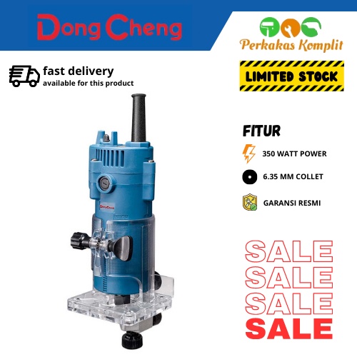 Jual DMP02-6 / DMP 02-6 Mesin Router Profil Trimmer Kayu 6mm Dongcheng ...