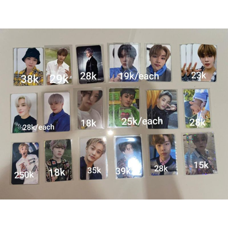 Jual PHOTOCARD PC NCT OFFICIAL Taeyong Mark Renjun Jungwoo Yuta Sungchan Johnny Chenle Shopee