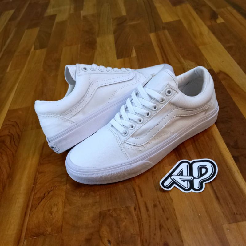 All white original clearance vans