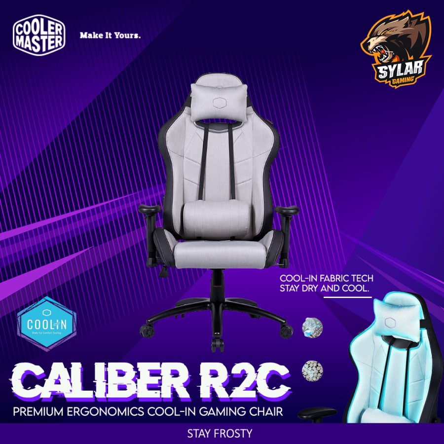 Jual Cooler Master Caliber R2C Gaming Chair / Kursi Gaming | Shopee ...