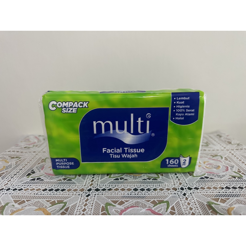 Jual Tisu Multi 160 sheets 2 ply / Multi Facial Tissue 160 sheets ...