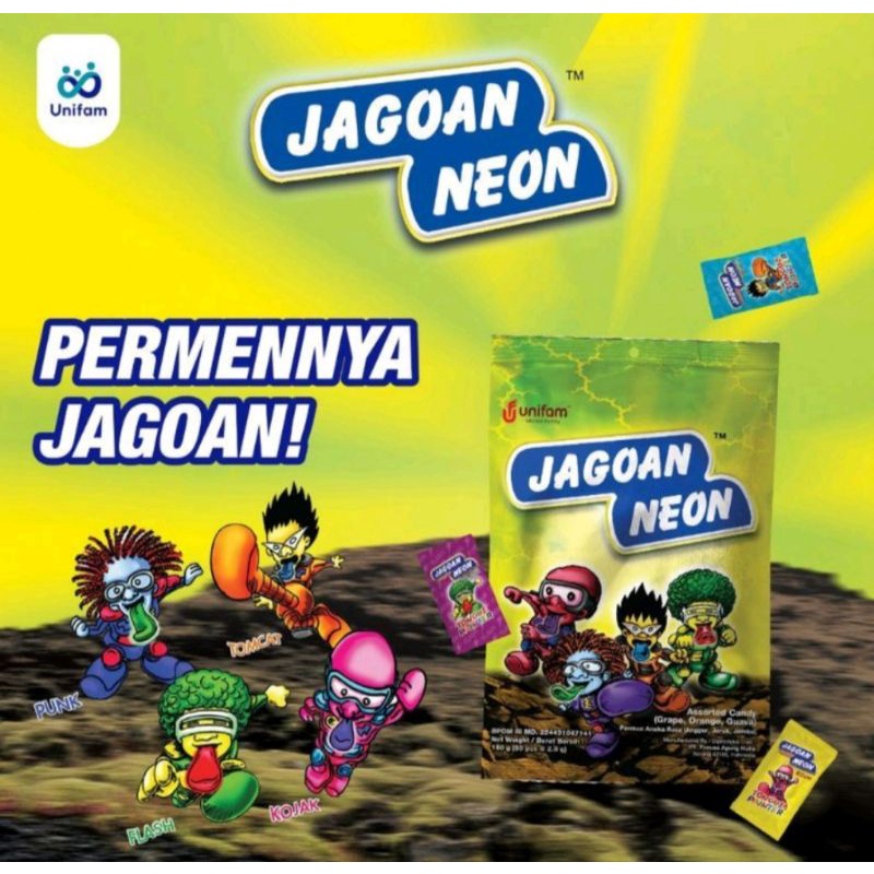 Jual Permen Jagoan Neon Isi 50pcs | Shopee Indonesia