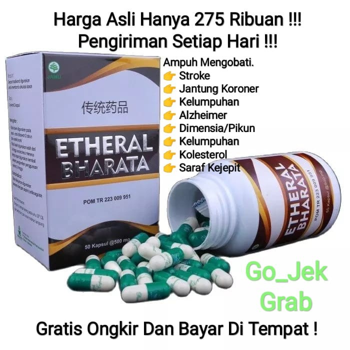 Jual Etheral Bharata Obat Herbal Stroke Ringan Dan Berat Kolesterol Darah Tinggi Ampuh Shopee