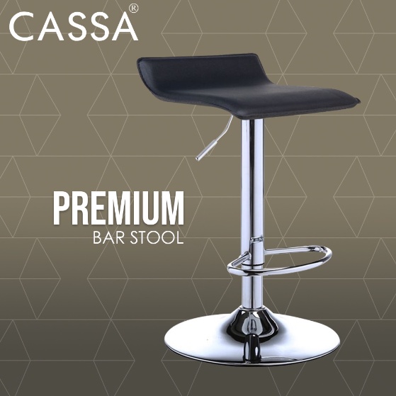 Jual Premium Simple Flat Kursi Cafe Bar Stool Height Adjustable Kursi