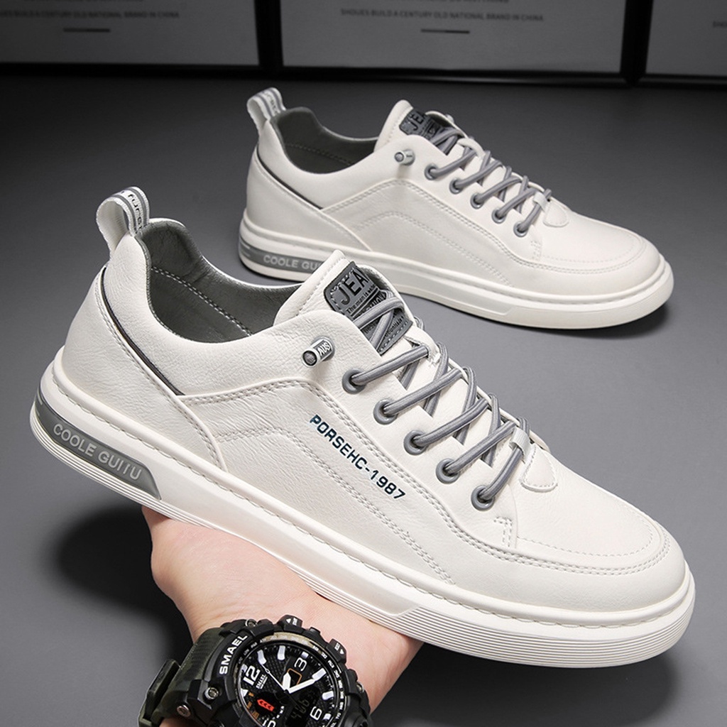 Jual FED Sepatu Sneaker Casual SANO WHITE & BLACK | Shopee Indonesia