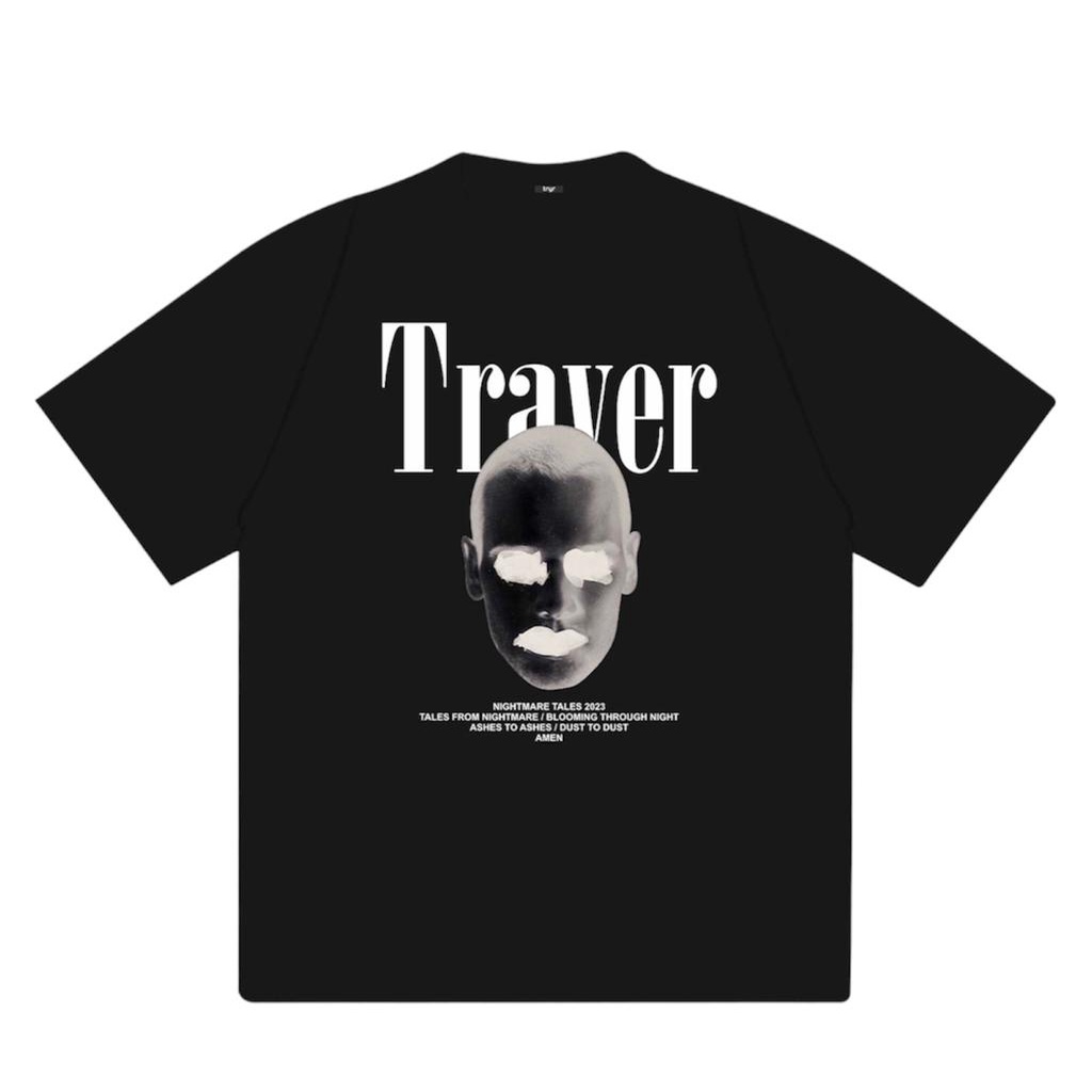 Jual Kaos Tshirt Oversize Trayer Nightmare T Shirt Pria Wanita