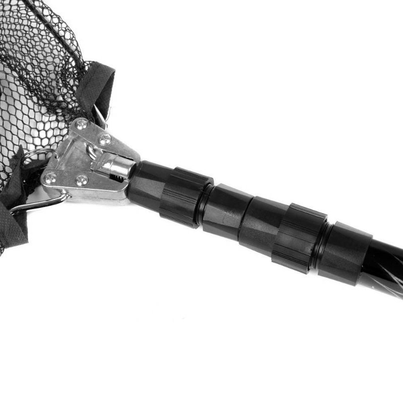 extendable fishing landing net PLUSINNO FN1 Square Floating Fish  Plusinno quality 6063 Aluminum alloy for exceptional performance Dr.Fish Telescoping Long Handle Landing