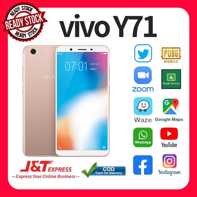 Jual hp vivo y71 ram 6/128gb new 4G LTE Dual SIM Kamera HD Andoroid ...