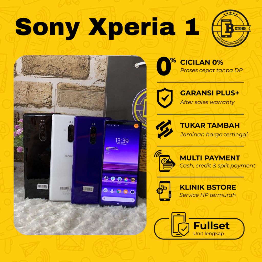 Sony Xperia 1 - DOCOMO BUKAN AU - RAM 6 GB - 64 GB - FULLSET - COD SEMARANG