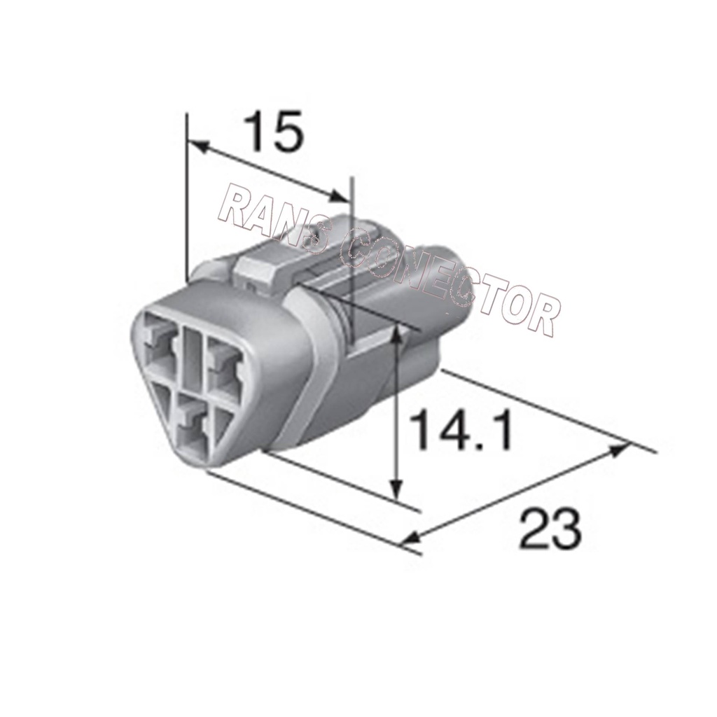 Jual SOKET DLC YAMAHA 3 PIN FEMALE SOKET DLC RESET SOKET DLC SHORT DLC ...