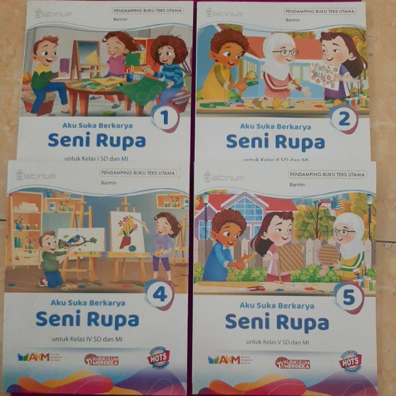 Jual Seni Rupa SD/MI Kelas 1,2,3,4,5,6 Platinum Kurikulum Merdeka ...