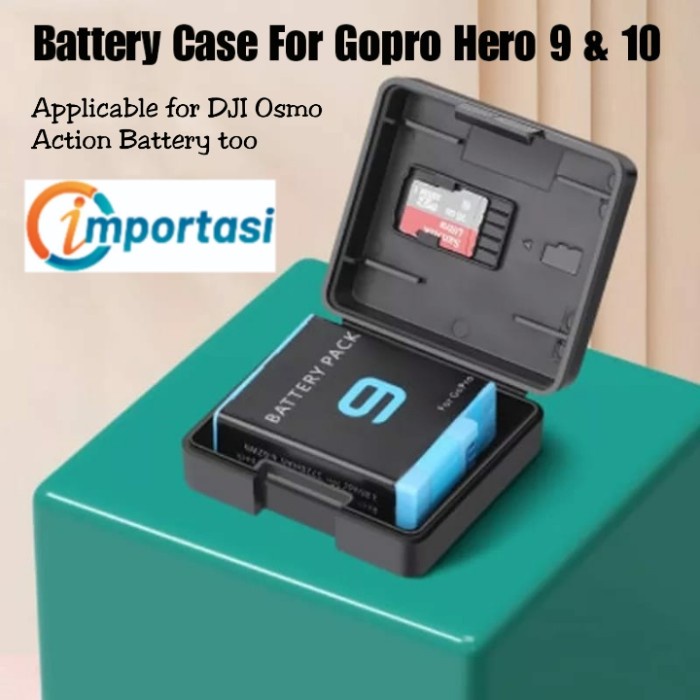 Jual Battery Case GoPro Hero 13 12 11 10 9 Tempat Kotak Baterai ...