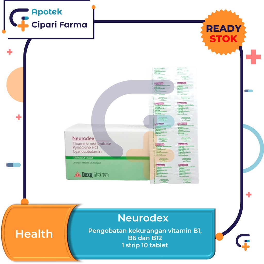 Jual Neurodex Vitamin Saraf | B1 | B6 | B12 Isi 10 Tablet | Shopee ...