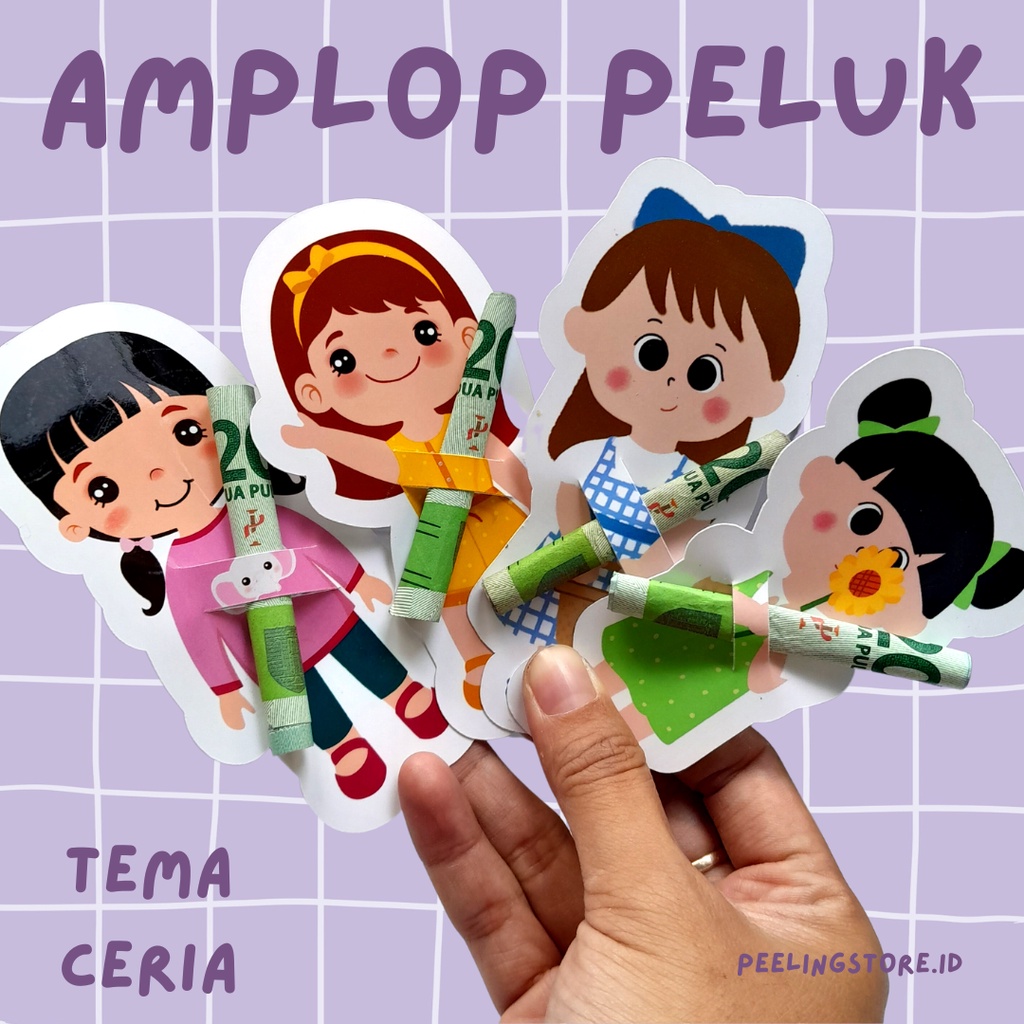 Jual Amplop Lebaran Peluk Aesthetic Viral 2023 Amplop Lebaran Bookmark Isi 10 Lembar Shopee