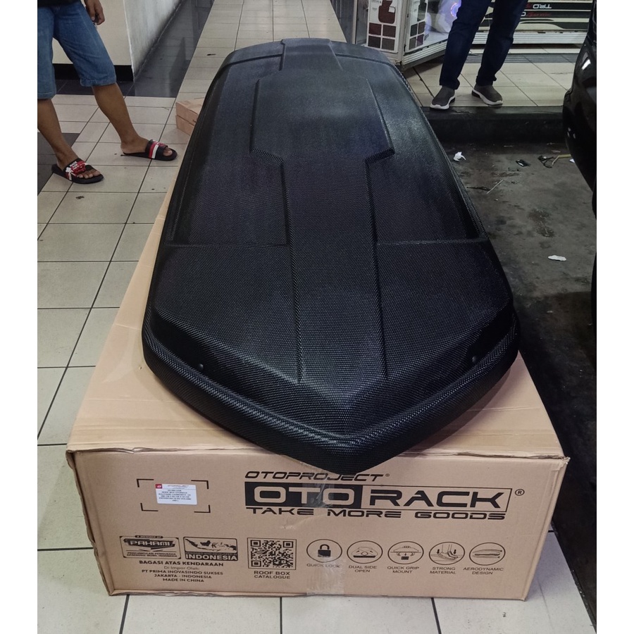 Jual Paket Xpander Roofbox / Roof Box Limitless Carbonite 650 L + Cross