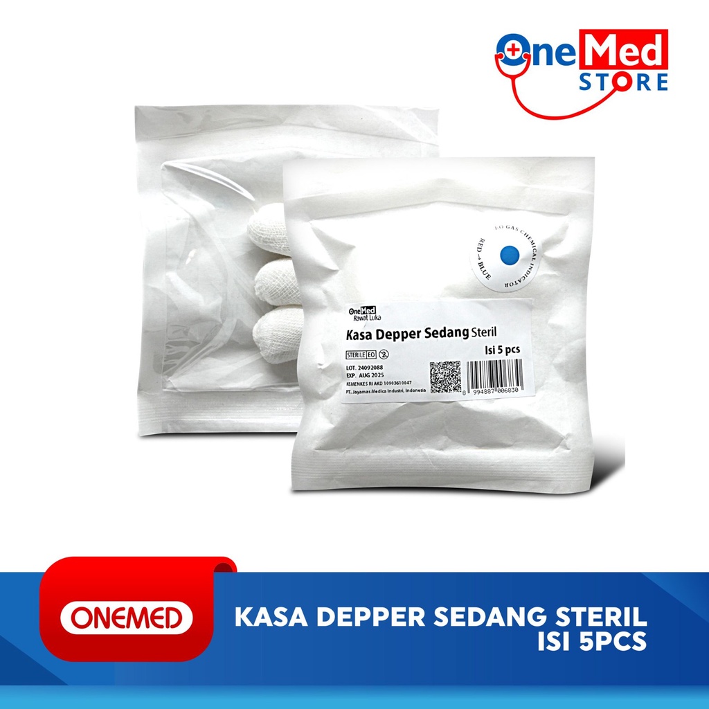 Jual Kasa Depper Sedang Steril OneMed Pak Isi 5Pcs | Shopee Indonesia
