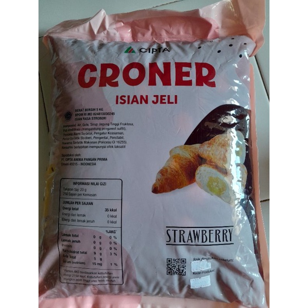 Jual SELAI JELLY CRONER REPACK 500GR STROWBERY BLUEBERY NENAS | Shopee ...