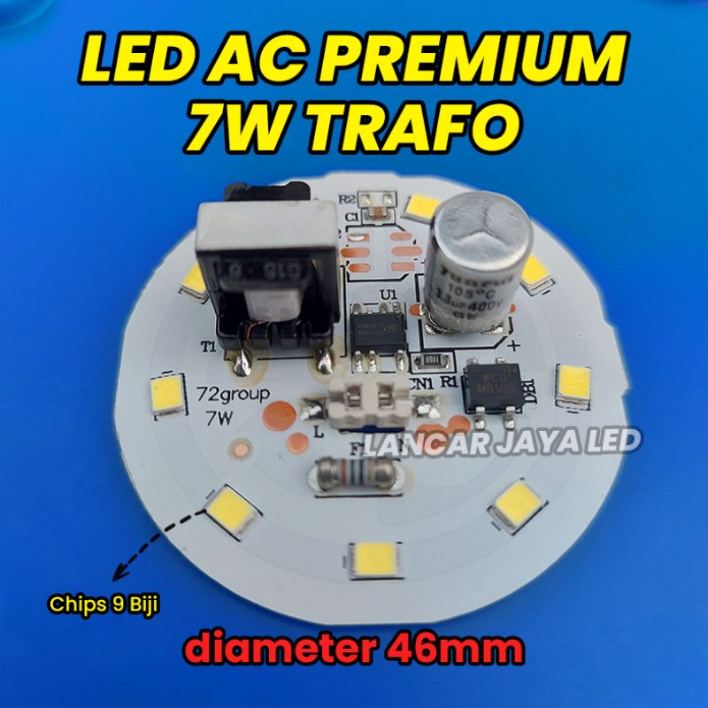 Jual PCB LED AC Premium 7watt | Shopee Indonesia