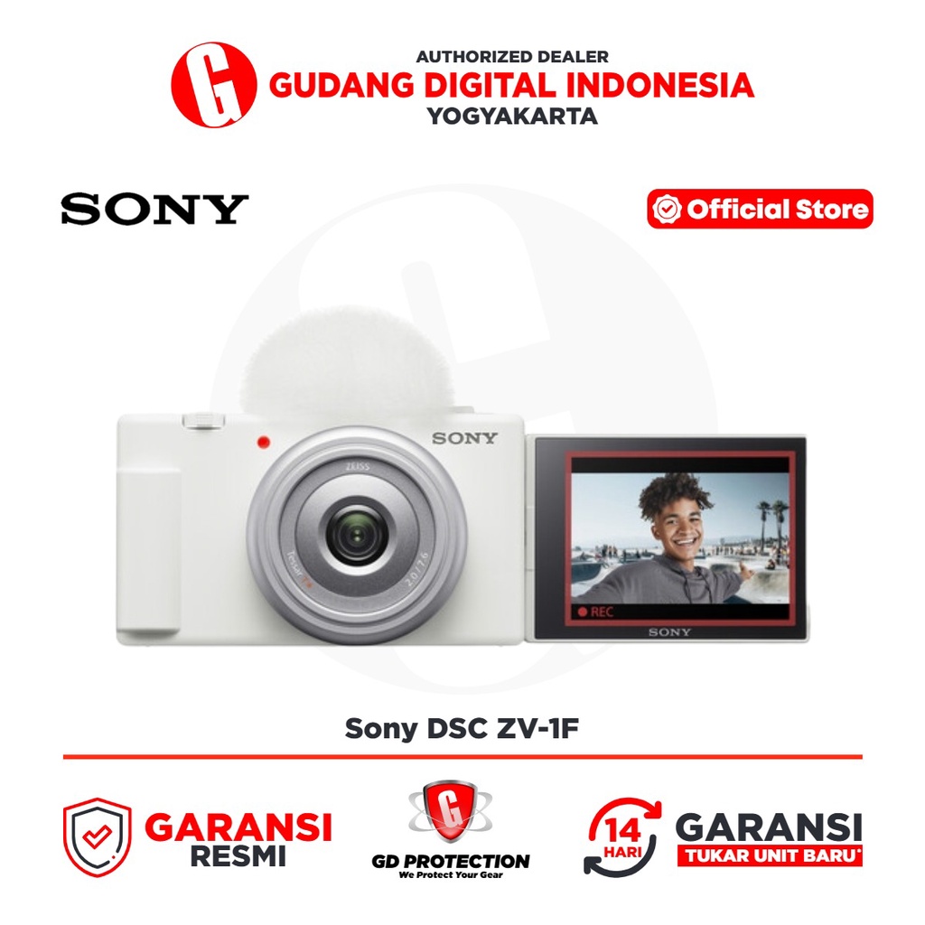 Jual Sony Zv 1f Vlogging Camera Digital Zv 1f Shopee Indonesia