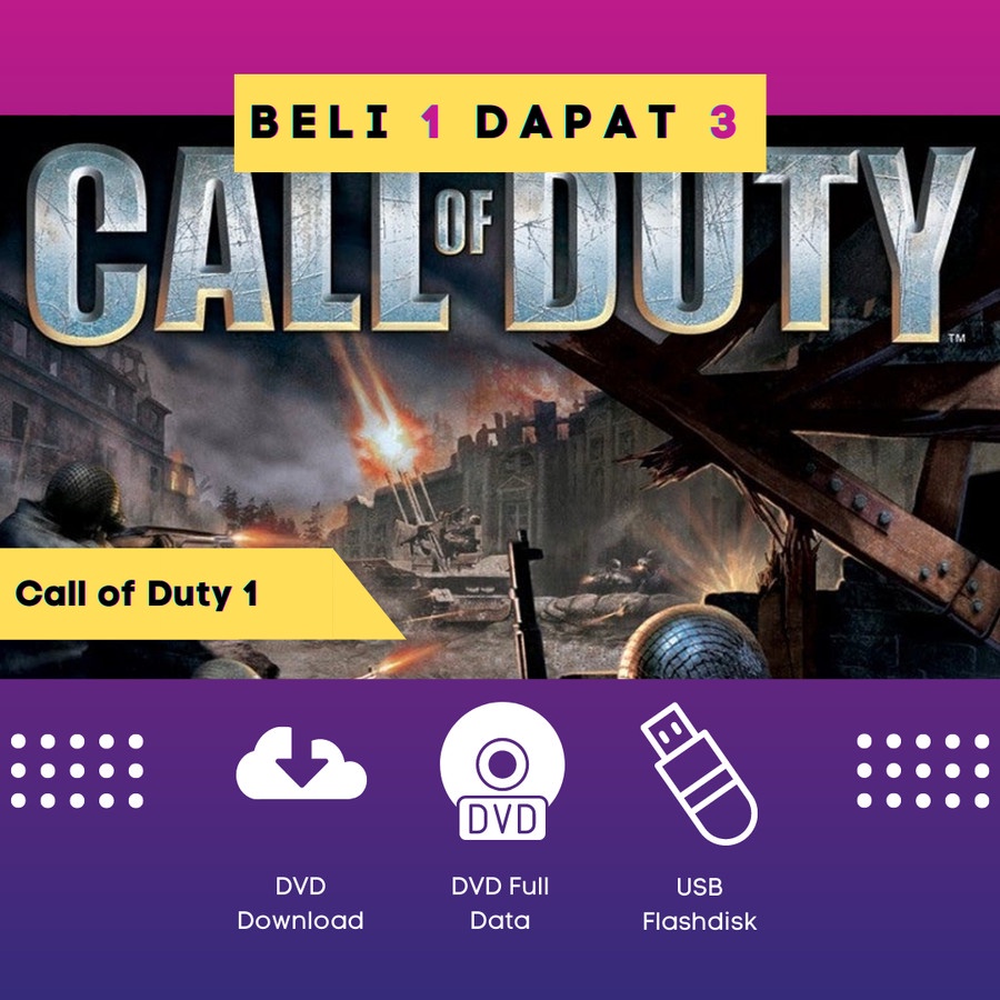 Jual COD 1 + All Series | Game PC Original | Shopee Indonesia