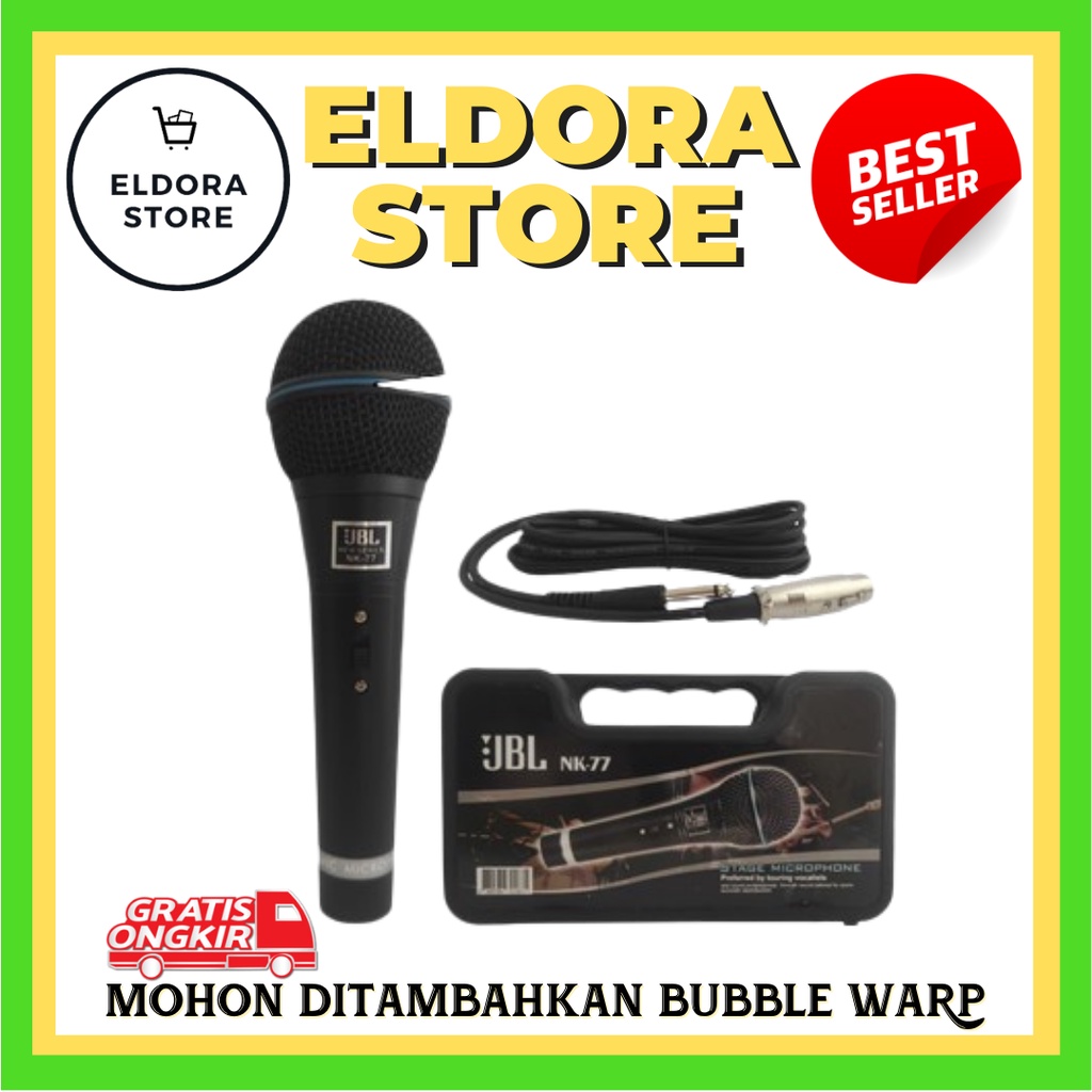 Jual Jbl Microphone Kabel Nk Mic Super Body Besi Mic Profesional Shopee Indonesia