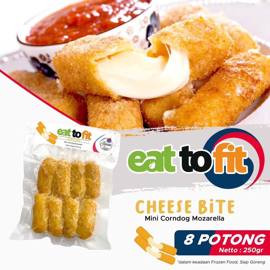 Jual FROZEN FOOD CAMILAN KOREAN FOOD CHEESE BITE MINI CORNDOG EAT TO