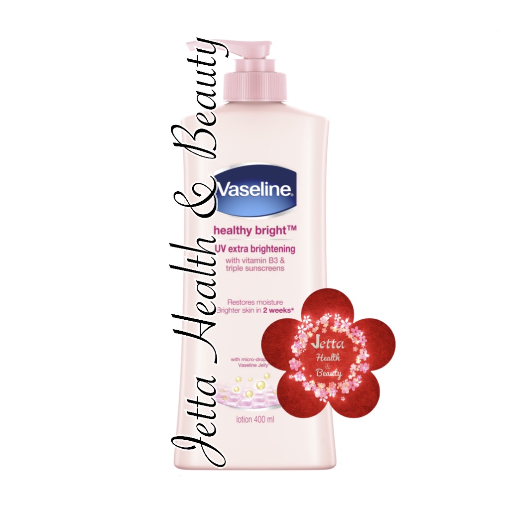 Jual Vaseline Bright UV Extra Brightening with Vitamin B3 Body Lotion