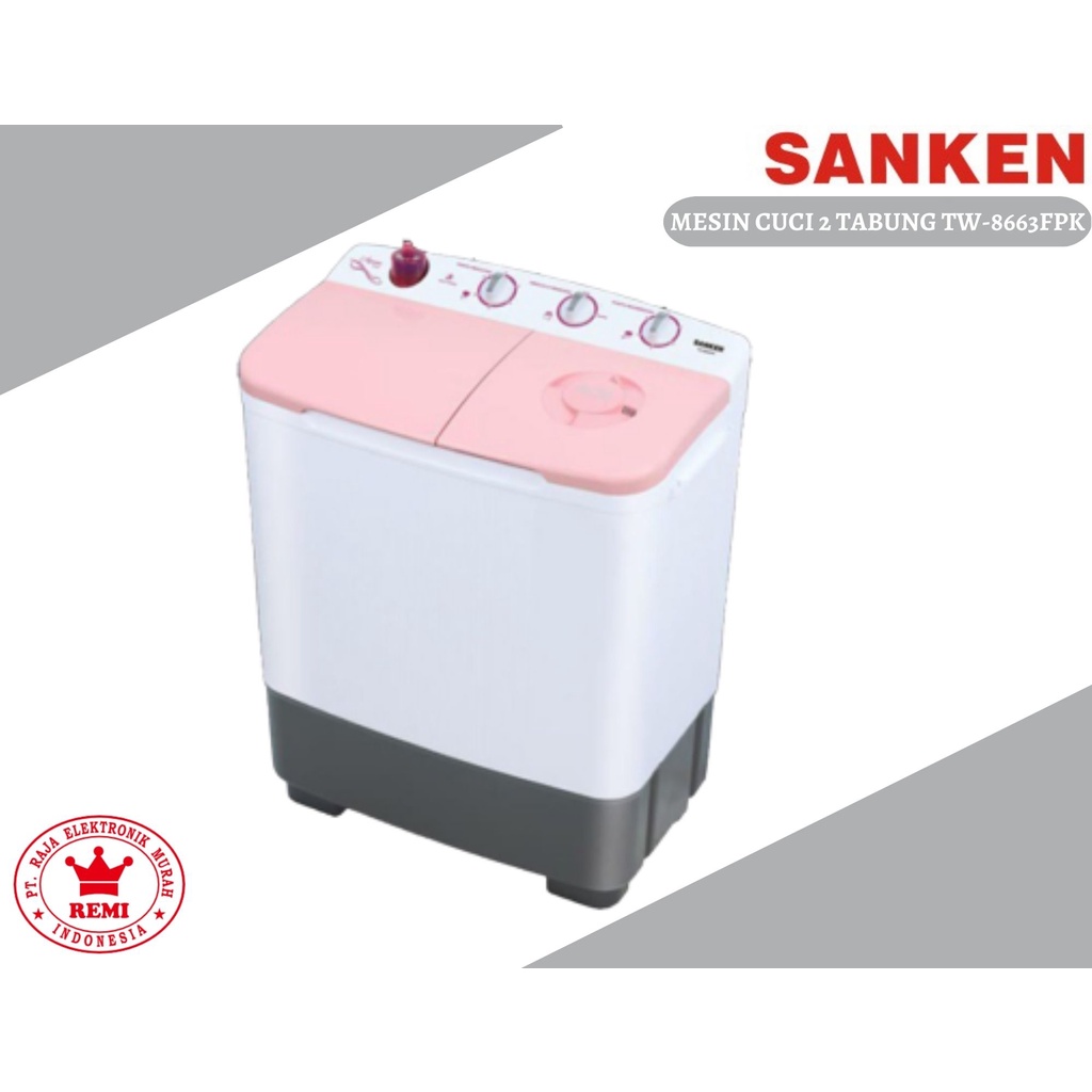 Jual Mesin Cuci Sanken Tabung Tw Fpk X Tor Tech Twintub Washing Machine Shopee Indonesia