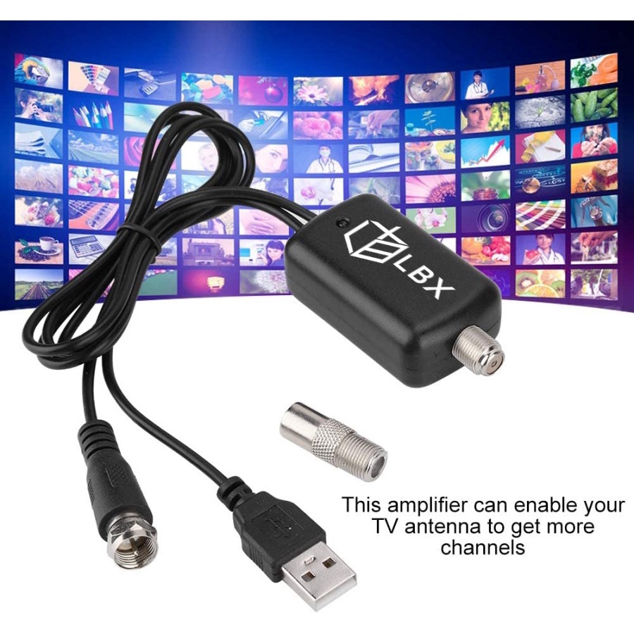 Jual Antena Penguat Signal Booster TV STB Receiver Amplifier DVB-T2 ...