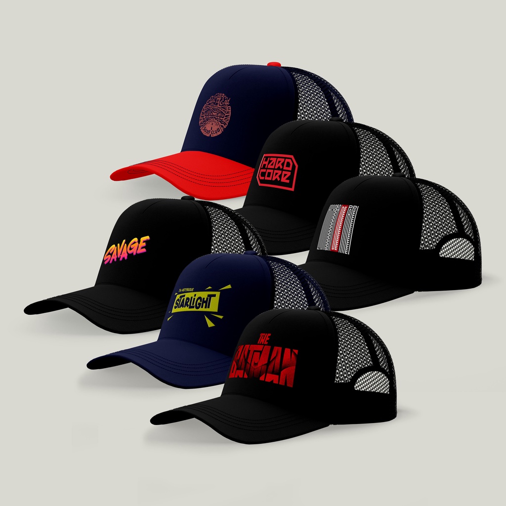 Jual Trucker The Batman Starlight SavageHard Surf | Topi Jaring ...