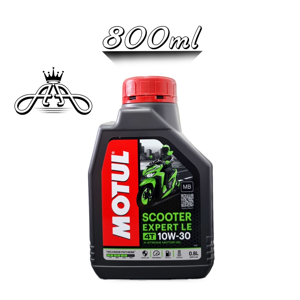 Jual MOTUL SCOOTER EXPERT LE 10W30 / 10W40 TECHNOSYNTHESE 0.8L & 1L OLI ...