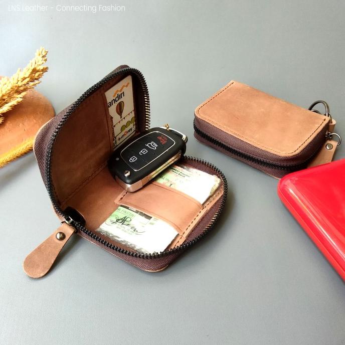 Jual Dompet Stnk Best Key Wallet Kulit Asli | Shopee Indonesia