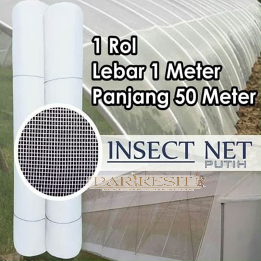 Jual Jaring Insect-Net Putih | Jaring Kasa | Lebar 1 Meter | ROLL 50 ...