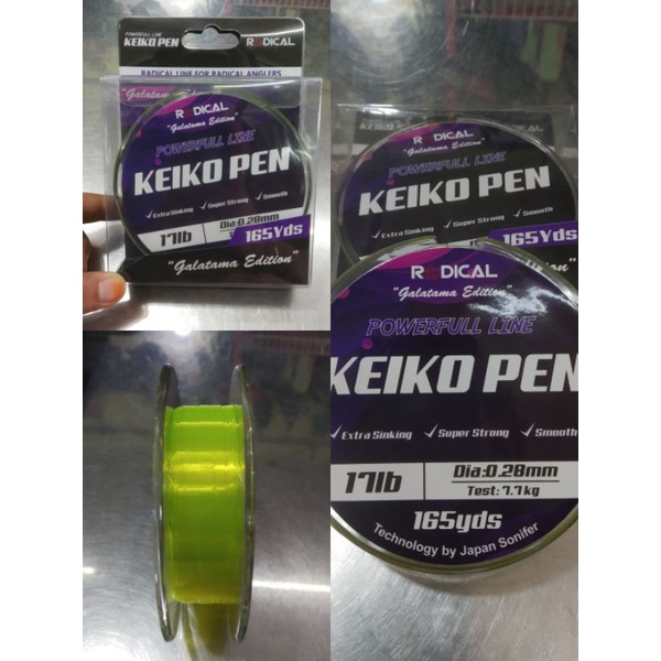 Jual NELON RADICAL KEIKO PEN POWERFULL LINE | Shopee Indonesia