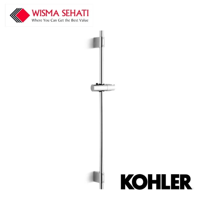 Jual Terlaris Kohler Rainjoy 60Mm Slidebar WallMount Tiang Shower K
