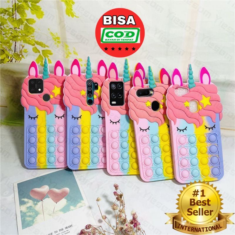Jual Casing Hp Xiaomi Redmi 10A 10C Case Pop It Unicorn Softcase