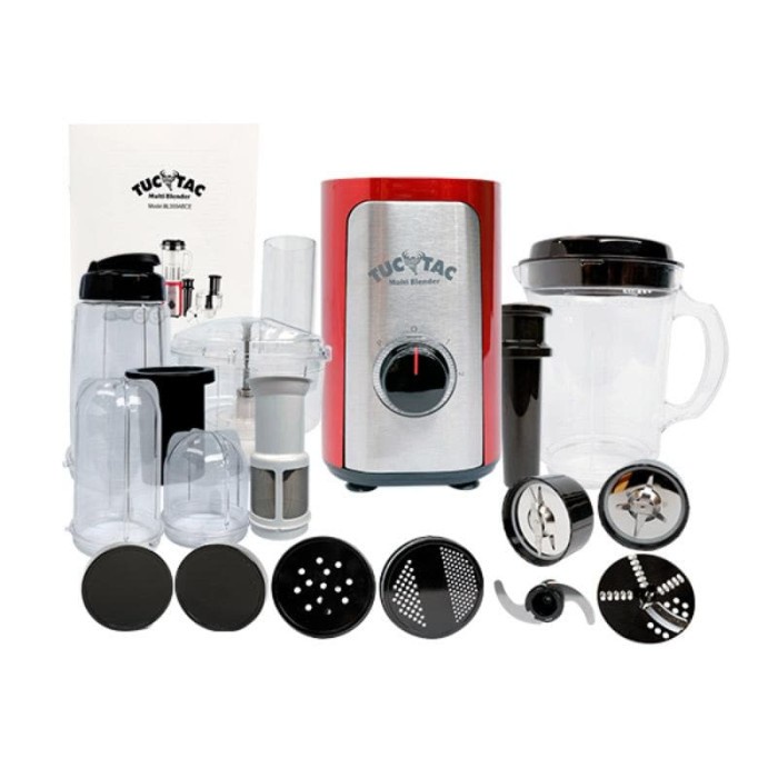 Jual MULTI BLENDER 15 IN 1 RED - K1135 TUCTAC ORIGINAL | Shopee Indonesia