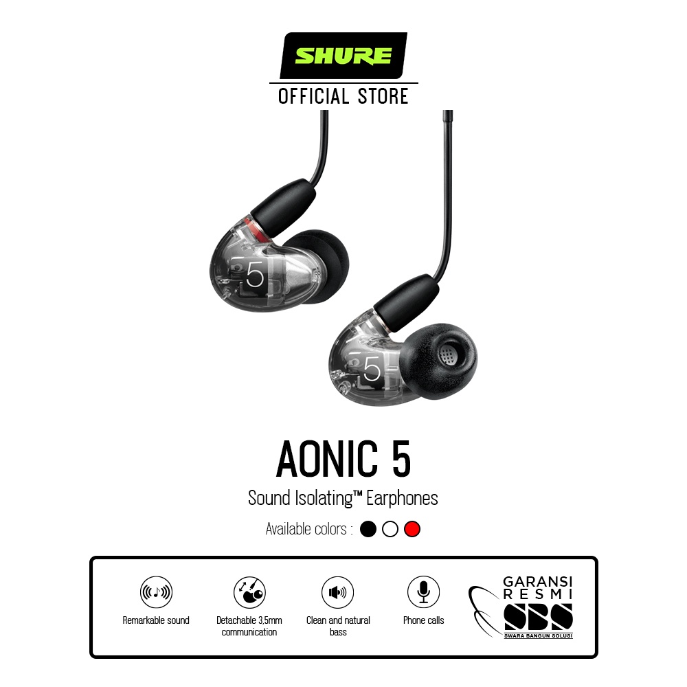 Shure aonic 5 discount sound isolating earphones