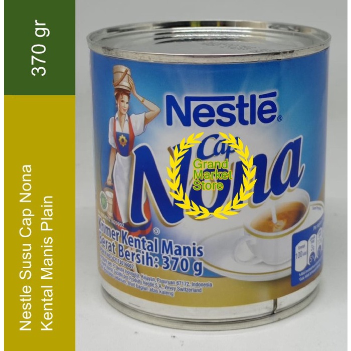 Jual Nestle Susu Cap Nona Kental Manis Plain 370 Gr Krimer Kental Manis