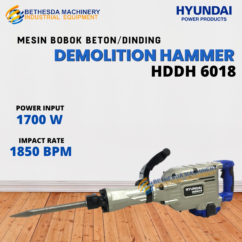 Jual Mesin Demolition Hammer / Bobok Beton 1700 Watt HDDH 6018 Jack ...