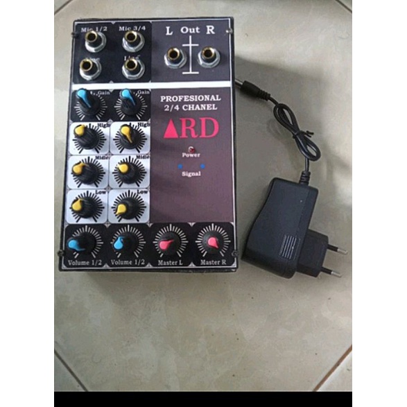 Jual mixer audio mini + adaptor Shopee Indonesia