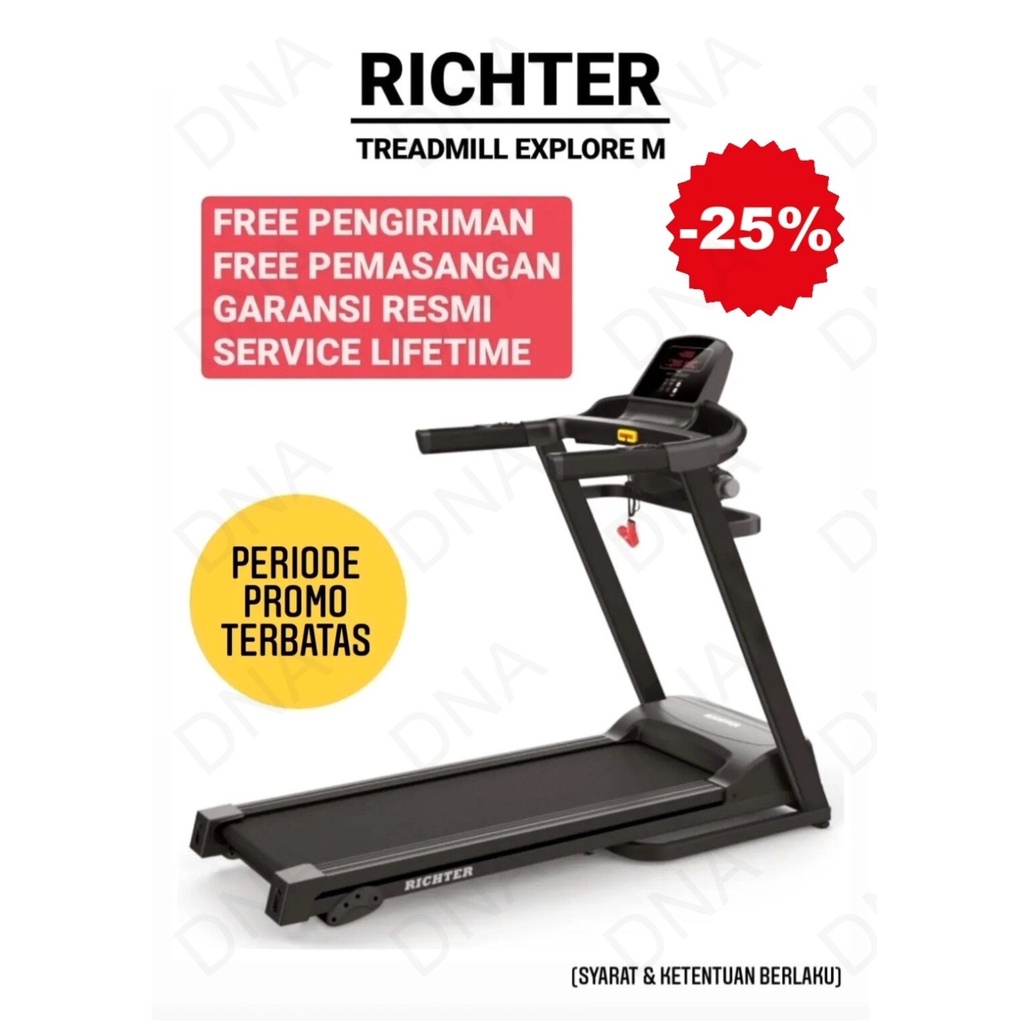 Treadmill Elektrik RICHTER Explore M w Massager ORIGINAL