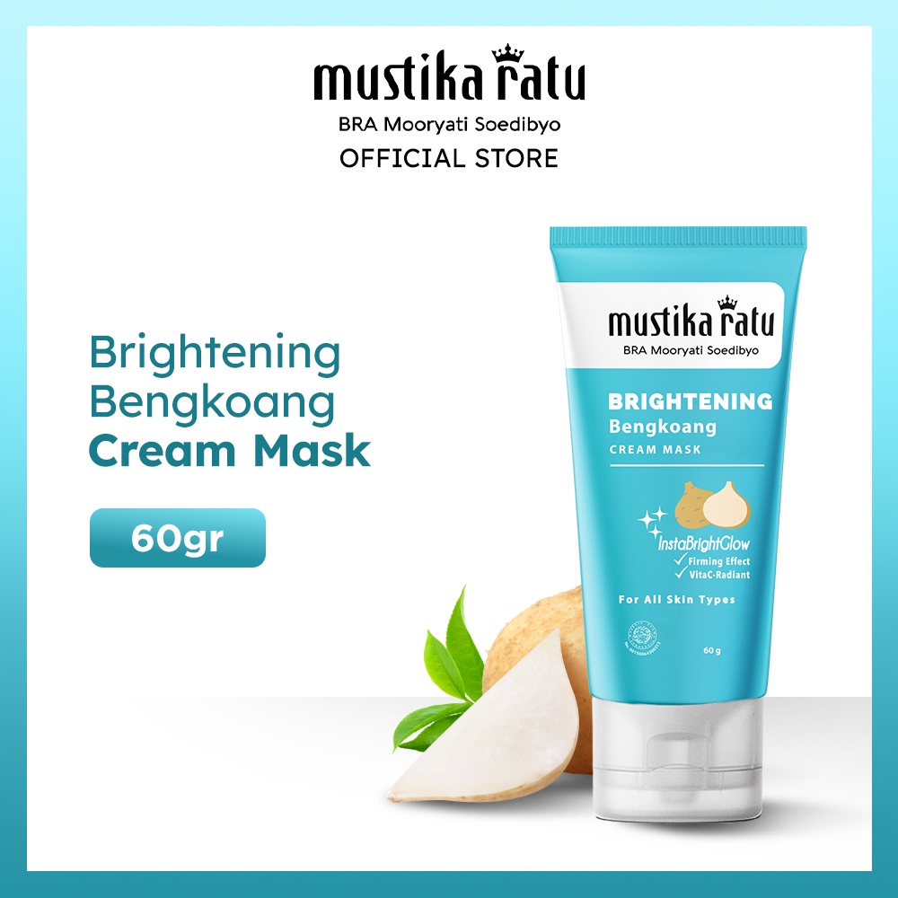 Jual Mustika Ratu Brightening Bengkoang Krem Masker 60 Gr Shopee