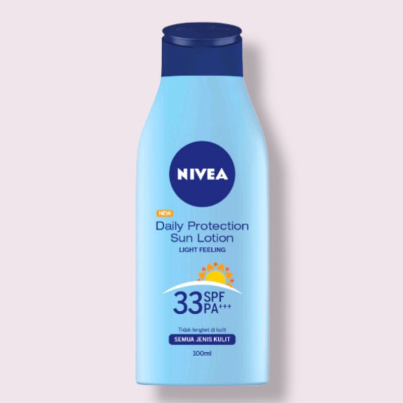 Jual NIVEA DAILY PROTECTION SUN LOTION SPF 33 PA+++ 100ML NIVEA BODY LOTION SUN PROTECTION SPF