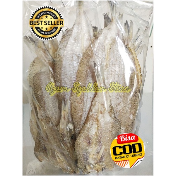 Jual Ikan Jambrong Semi Asin Balak Bloso Belah Jemur Kering 500gram