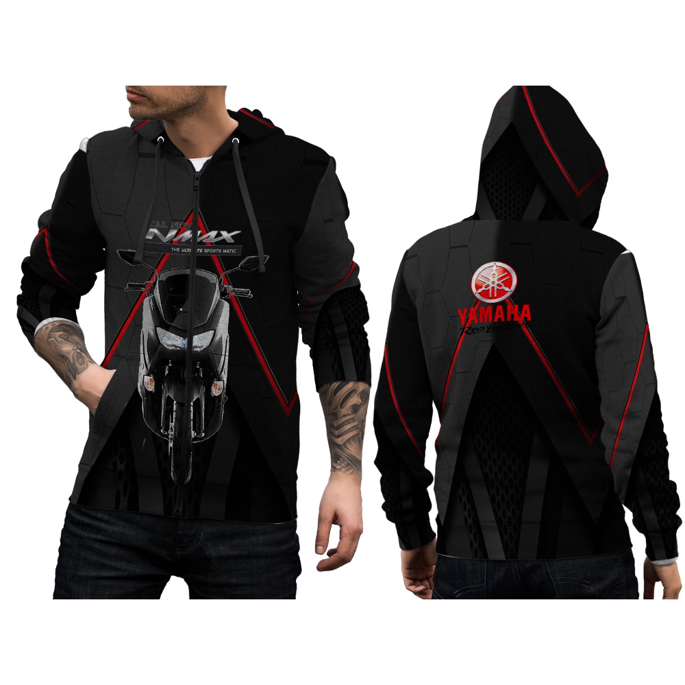 Jaket Nmax Jaket Motor Yamaha Jual Jaket Nmax Yamaha Hoodie Zipper