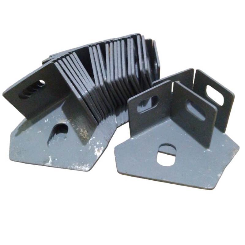 Jual Kaki Siku Lubang / Dudukan Roda / Tapak Kaki Rak Siku | Shopee ...