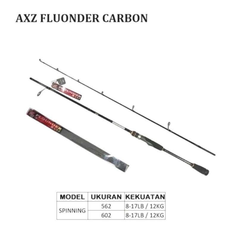 Jual Joran pancing Axz flounder 180 full fuji 17 lbs ringan kuat | Shopee  Indonesia