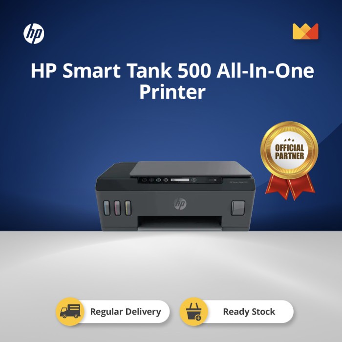 Jual HP SMART TANK 500 ALL-IN-ONE PRINTER [4SR29A] ORIGINAL | Shopee ...